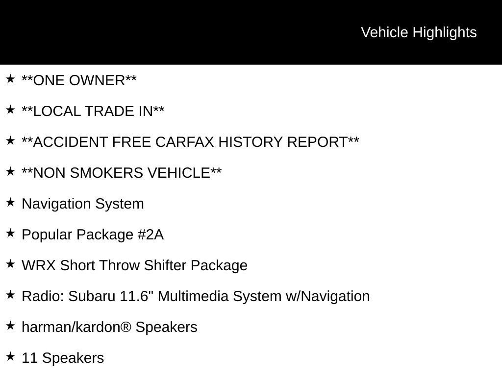 Certified 2025 Subaru WRX tS w/ Popular Package #2A image 12