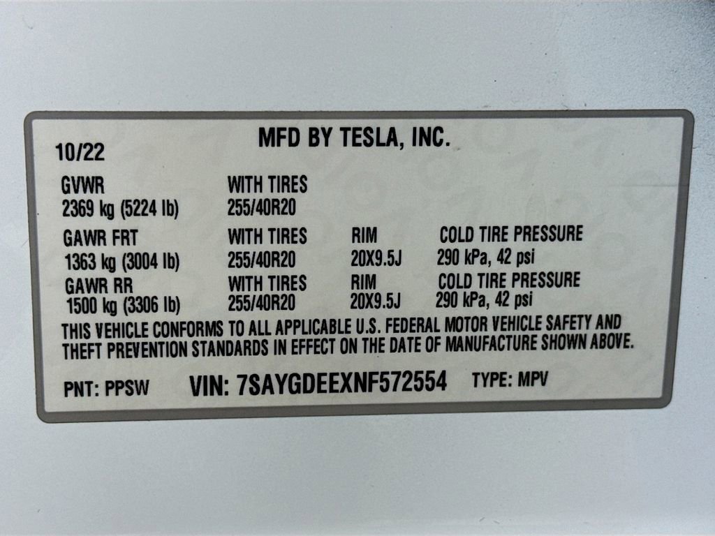 Used 2022 Tesla Model Y Long Range AWD/4WD image 40