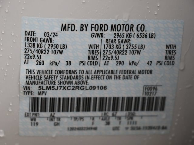 Used 2024 Lincoln Aviator Reserve w/ Equipment Group 201A AWD/4WD image 32