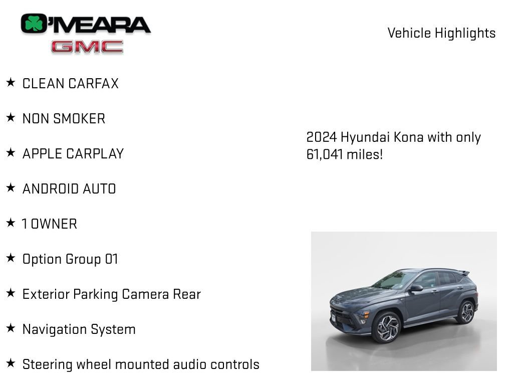 Used 2024 Hyundai Kona N Line AWD/4WD image 7