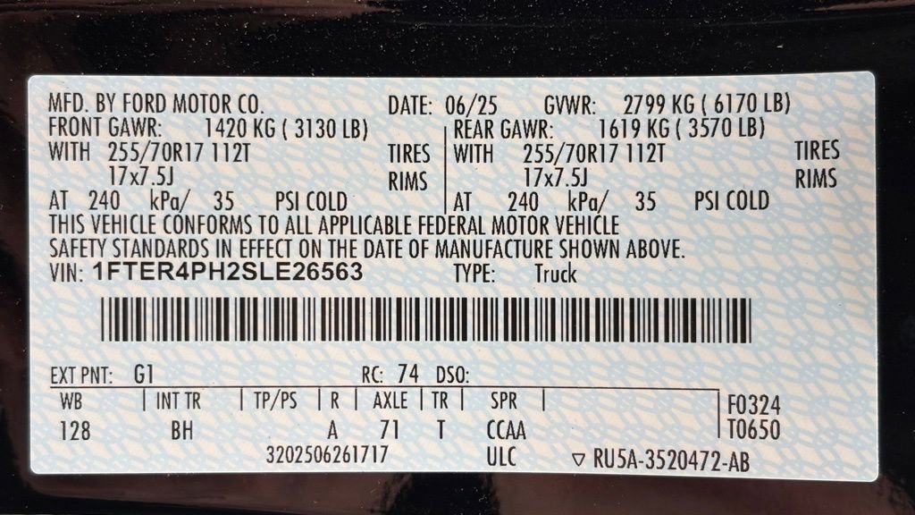 New 2025 Ford Ranger XL image 46