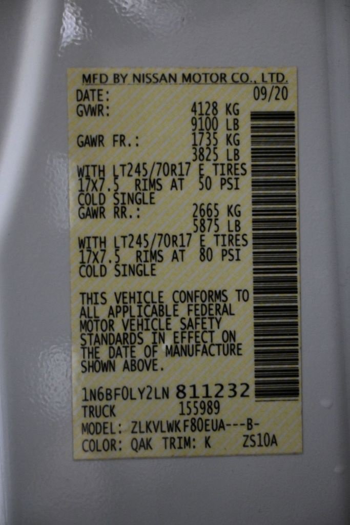 Used 2020 Nissan NV 2500 S image 36