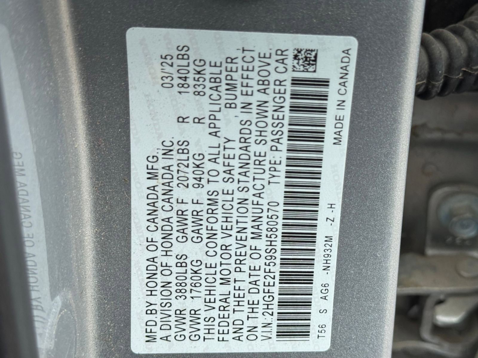 Used 2025 Honda Civic Sport image 28