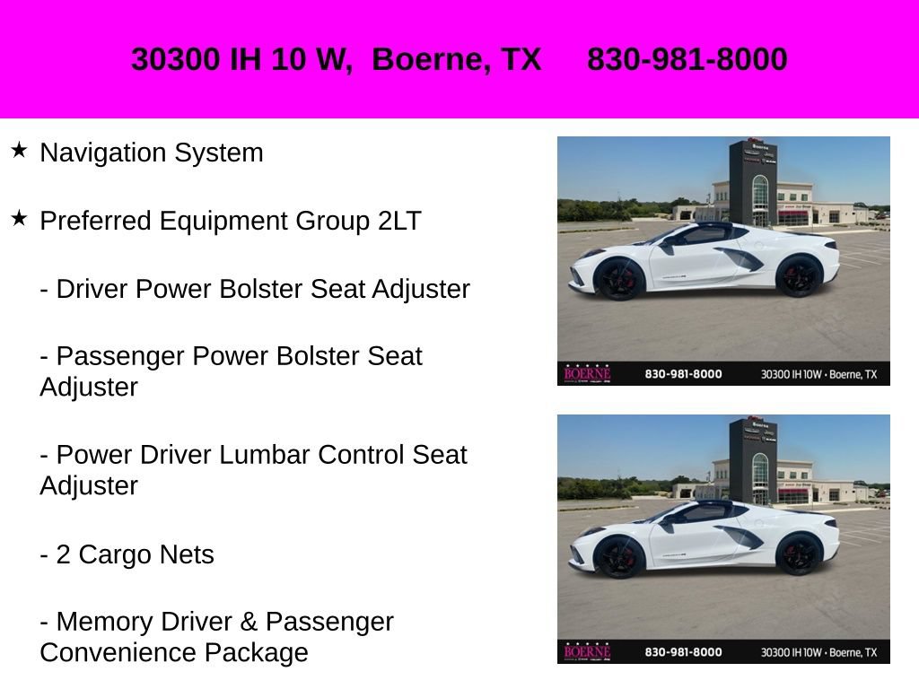 Used 2022 Chevrolet Corvette Stingray Preferred Cpe w/ Z51 Performance Package RWD image 10