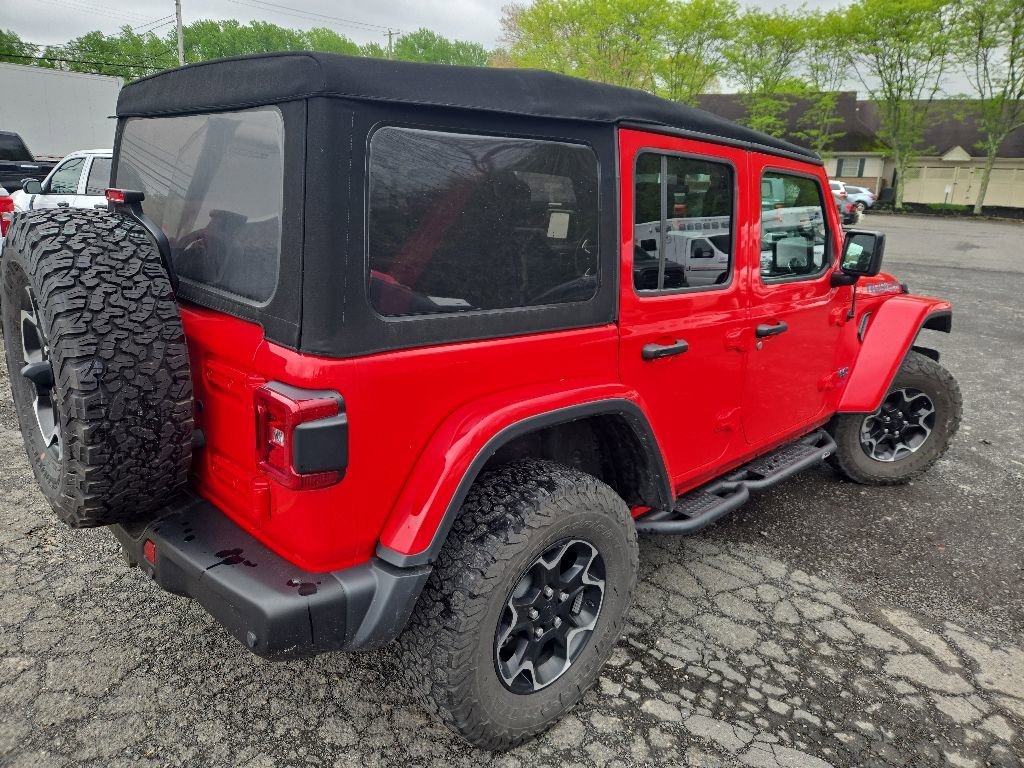Used 2021 Jeep Wrangler Unlimited Rubicon 4xe w/ Steel Bumper Group AWD/4WD image 4