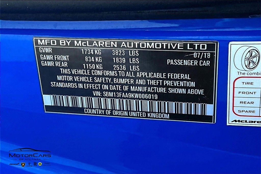 Used 2019 McLaren 570S Spider image 24