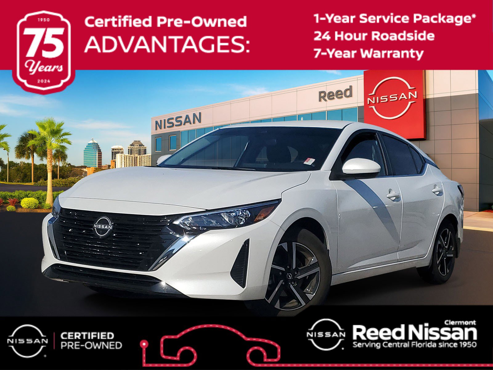 Certified 2024 Nissan Sentra SV w/ All-Weather Package FWD image 1