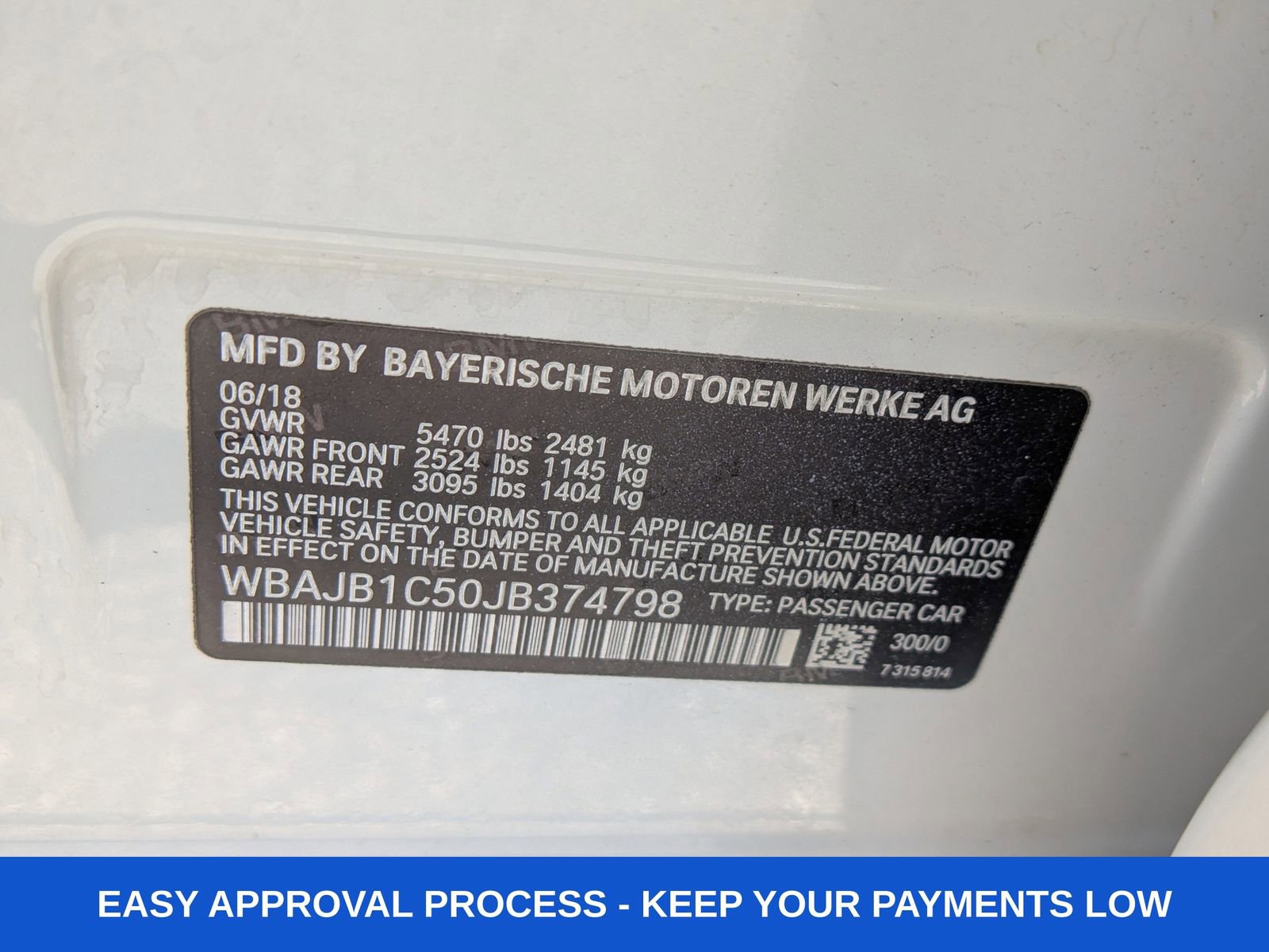 Used 2018 BMW 530e xDrive w/ Premium Package 2 image 25