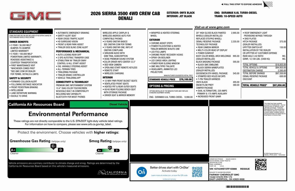 New 2026 GMC Sierra 3500 Denali w/ Denali Reserve Package image 4