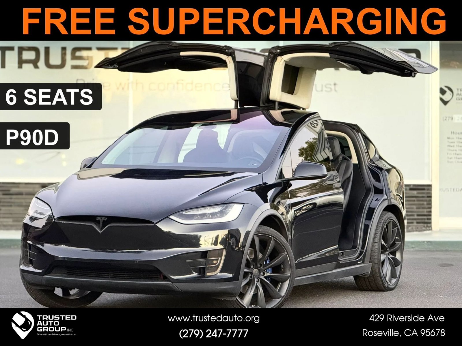Used 2016 Tesla Model X Performance AWD/4WD image 1