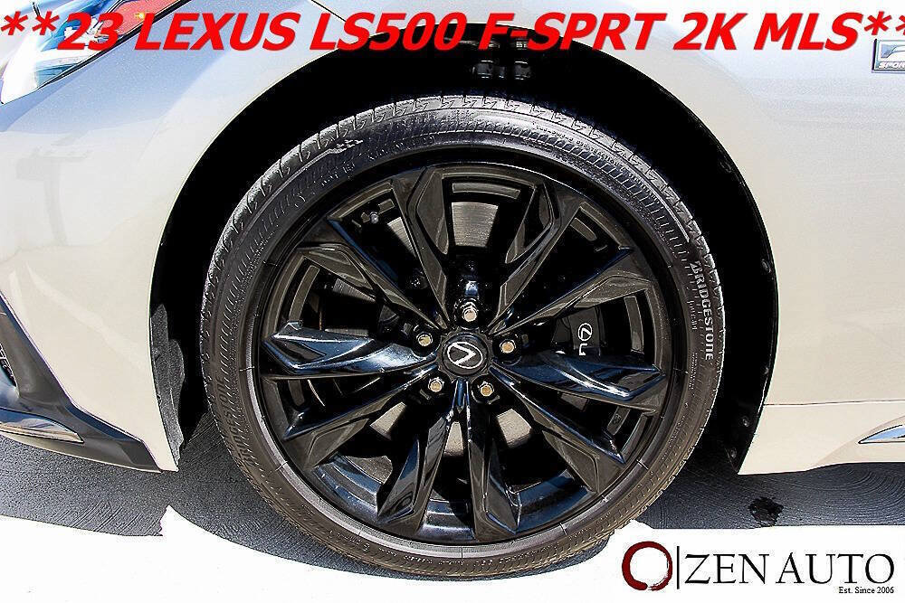 Used 2023 Lexus LS 500 F Sport w/ Cold Weather Package (CK) RWD image 54