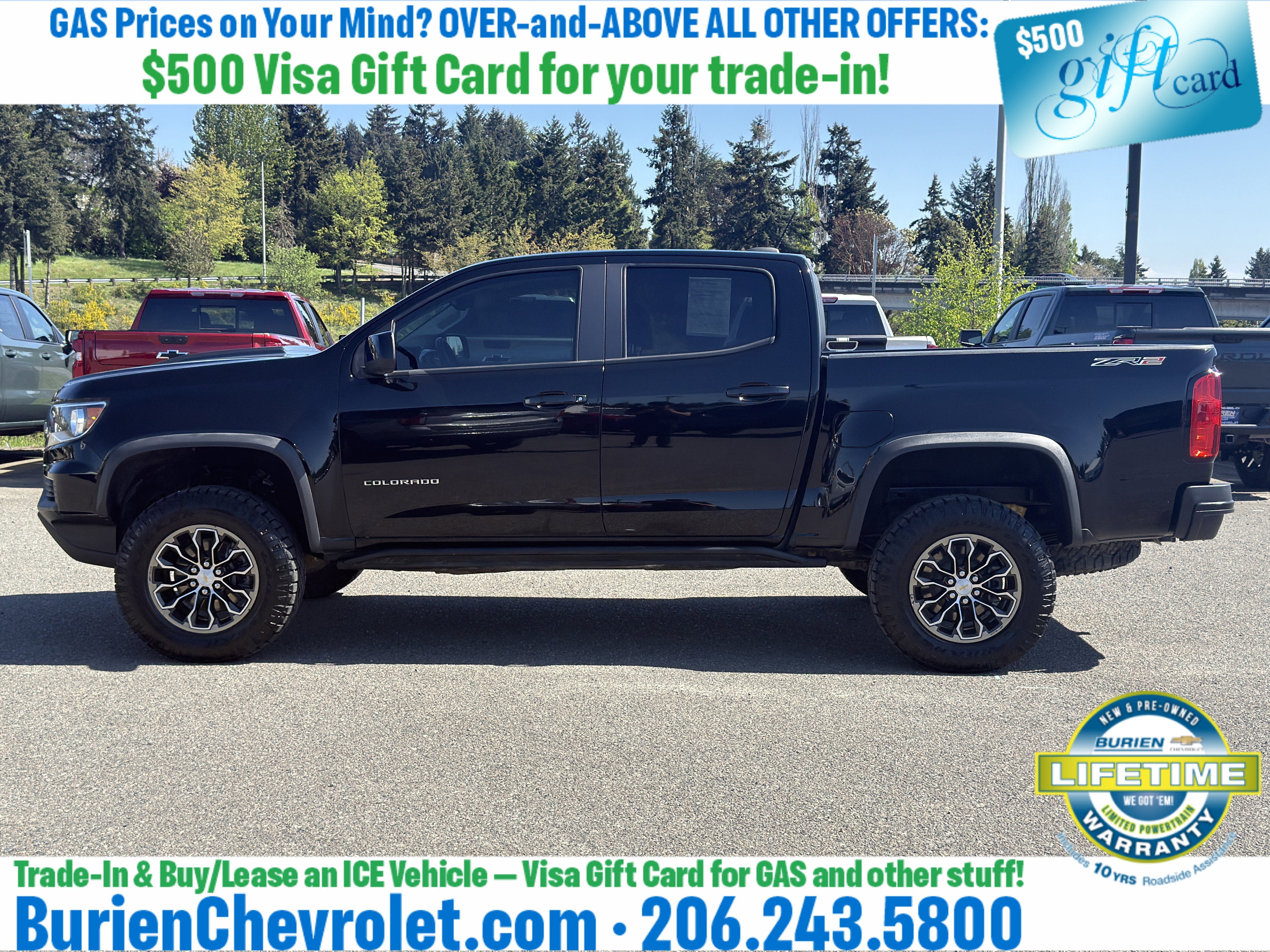 Used 2021 Chevrolet Colorado ZR2 AWD/4WD image 2