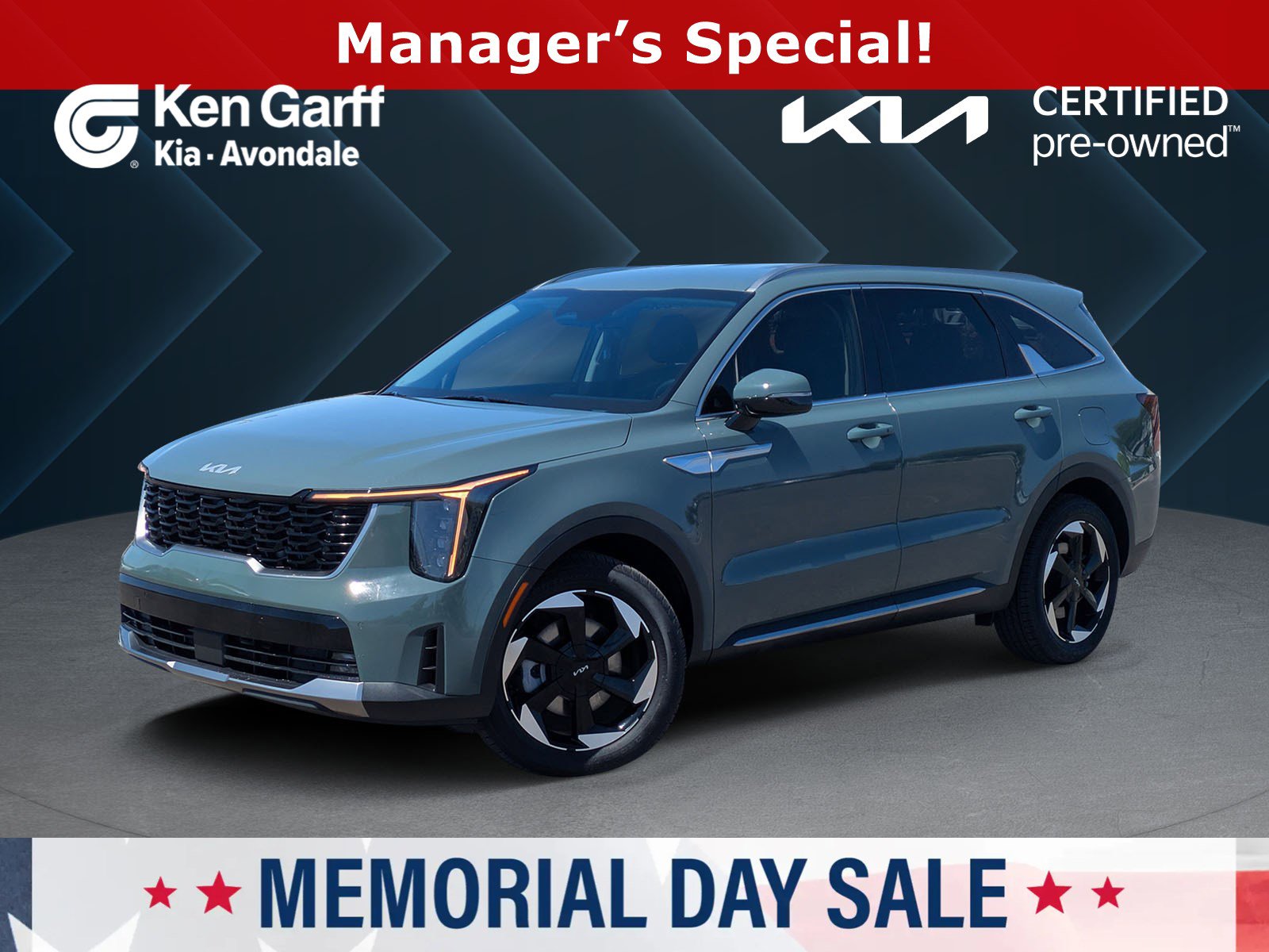 Certified 2025 Kia Sorento EX