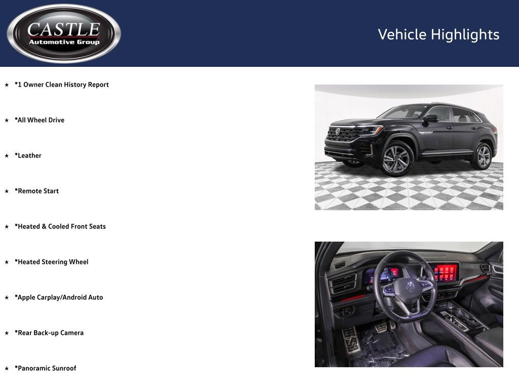 Used 2024 Volkswagen Atlas Cross Sport SEL R-Line image 3