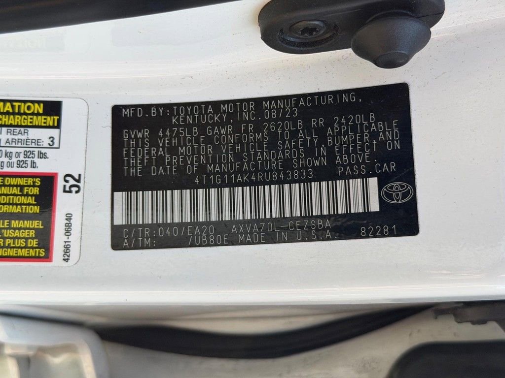 Certified 2024 Toyota Camry SE w/ Cold Weather Package image 26