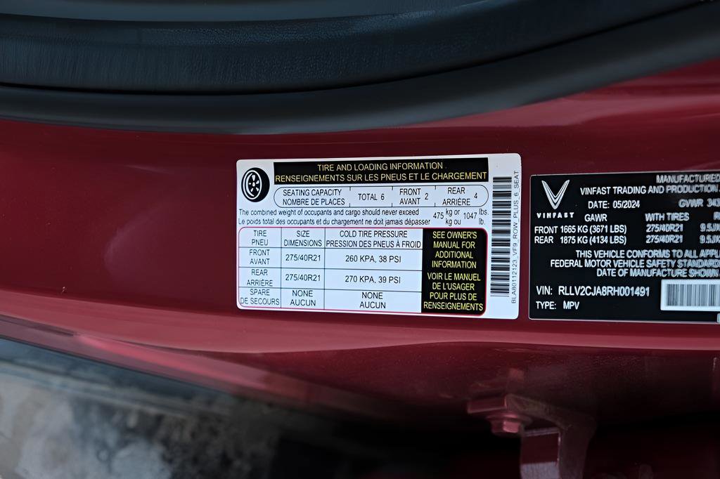 New 2024 VinFast VF 9 Plus image 44