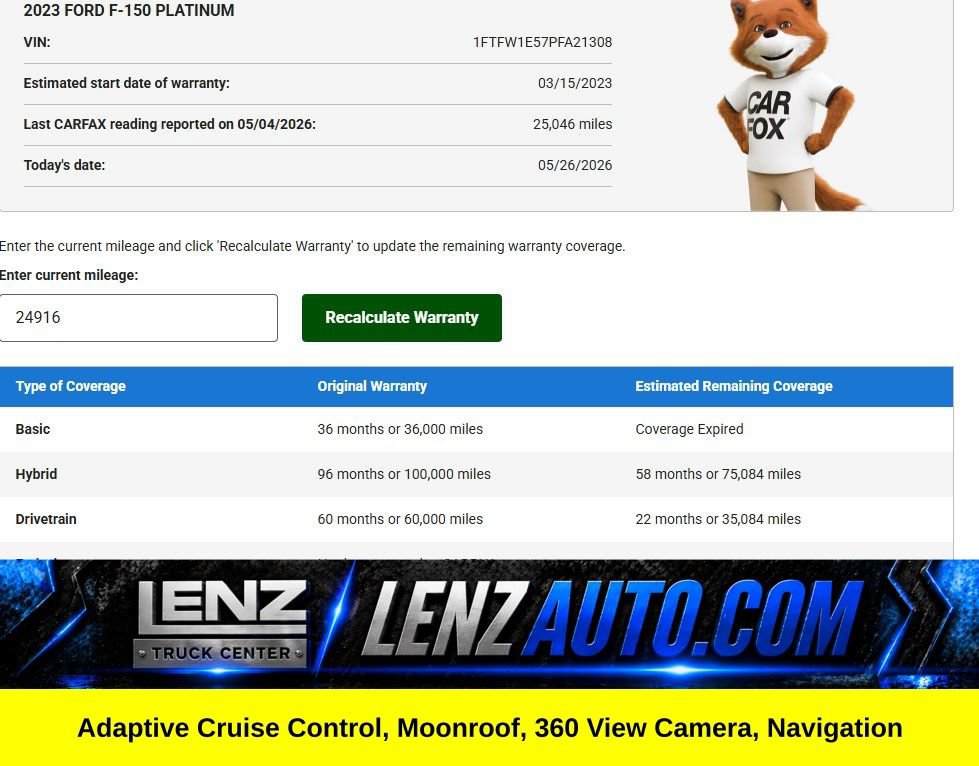 Used 2023 Ford F150 Platinum AWD/4WD image 81