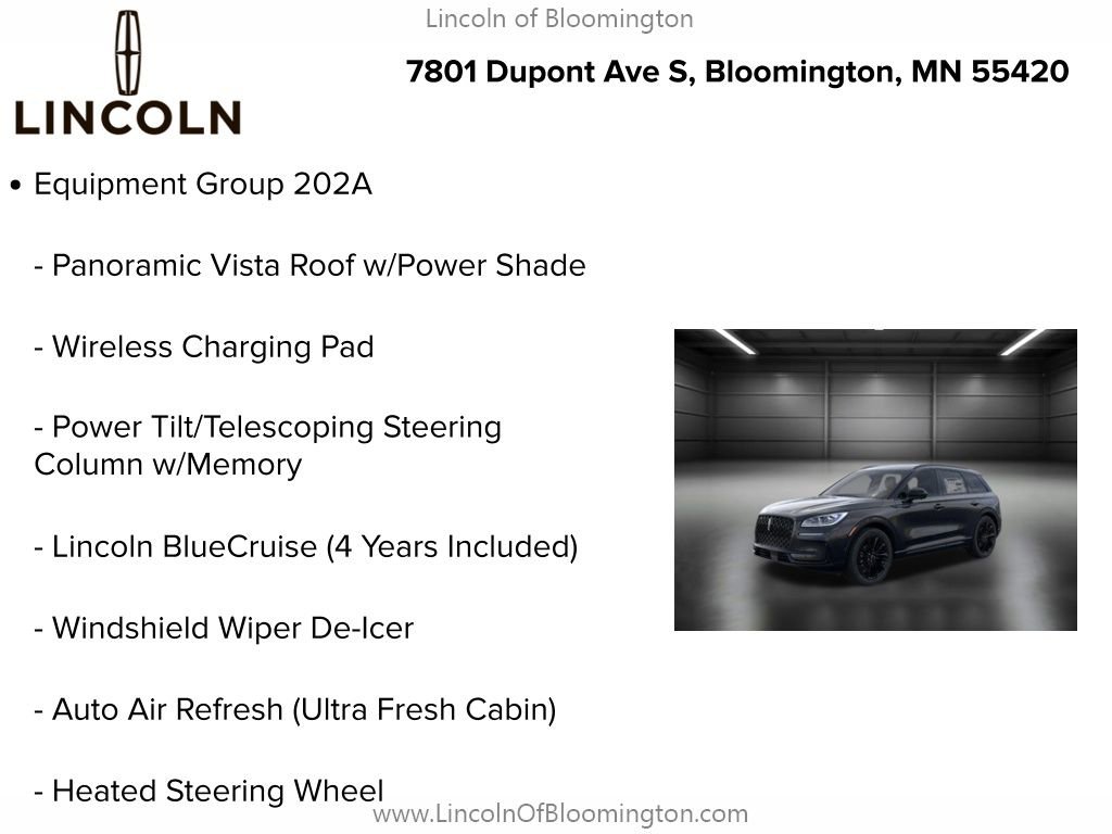 New 2025 Lincoln Corsair Reserve w/ Equipment Group 202A image 5