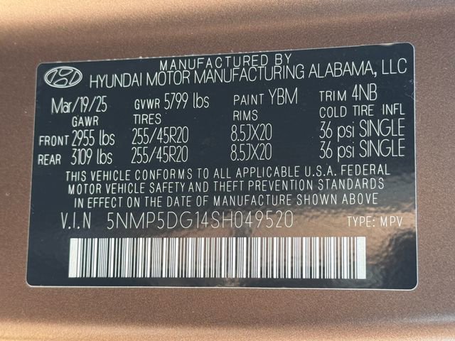 Used 2025 Hyundai Santa Fe Calligraphy AWD/4WD image 9