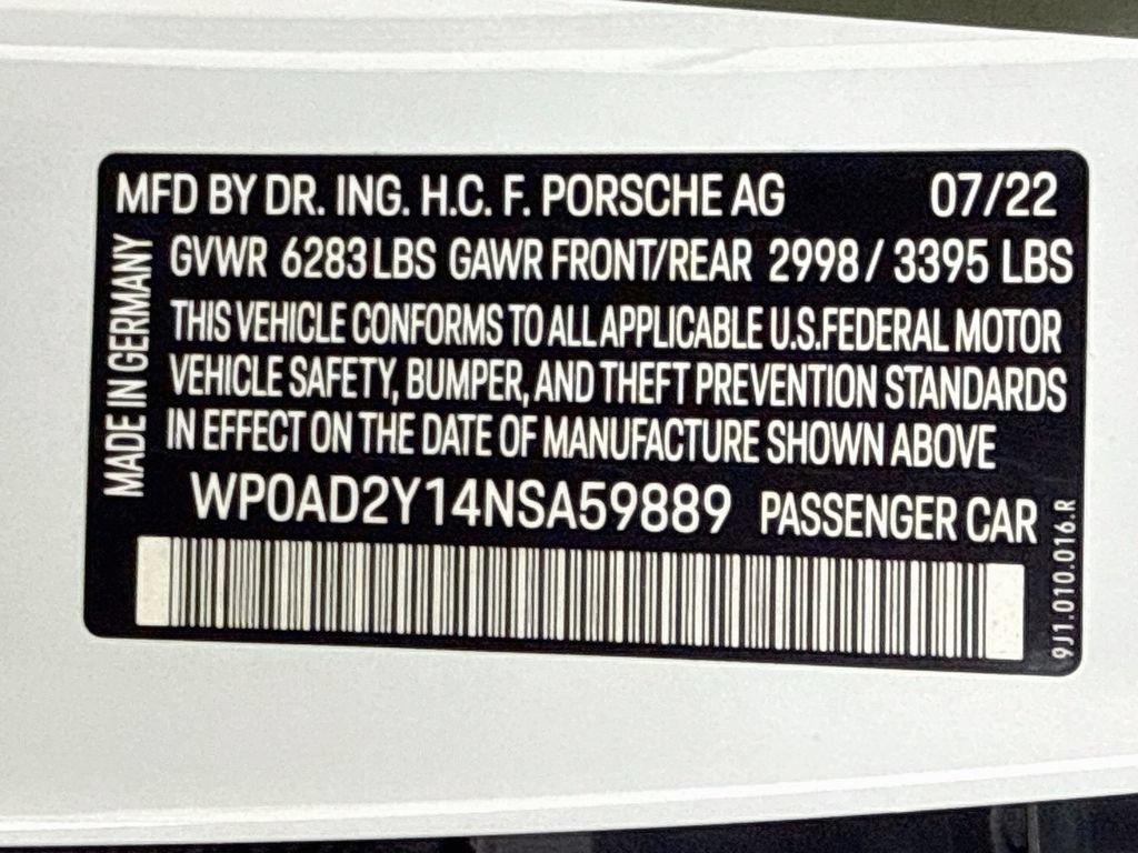 Certified 2022 Porsche Taycan GTS AWD/4WD image 34