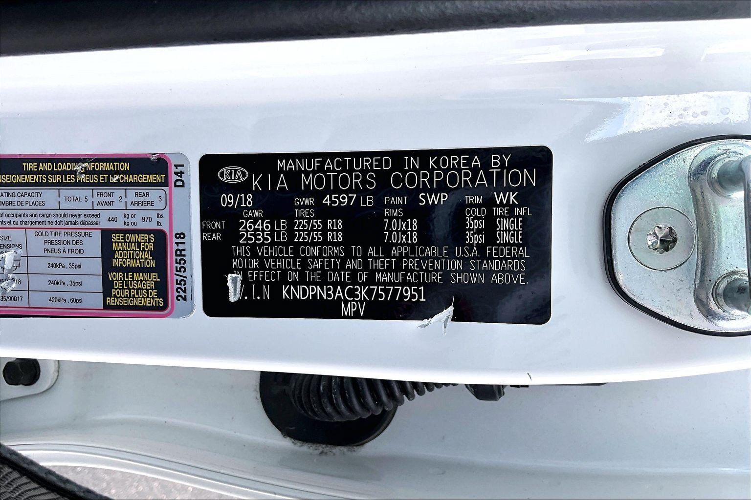 Used 2019 Kia Sportage EX w/ EX Premium Package FWD image 36