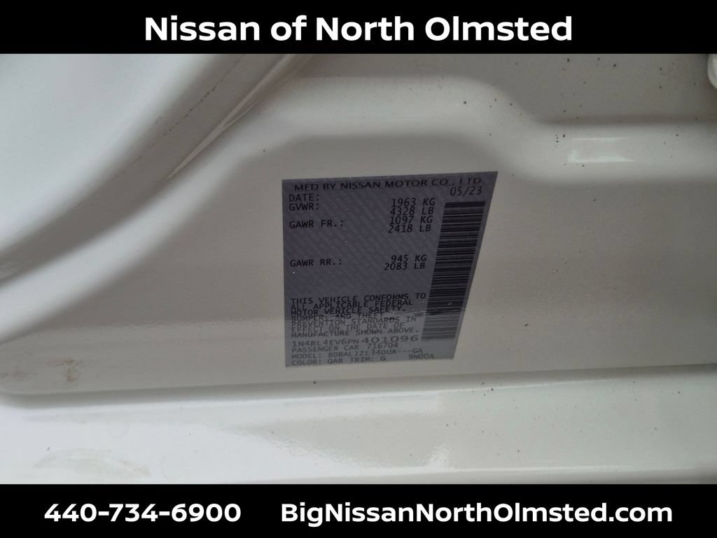 Certified 2023 Nissan Altima 2.5 SL FWD image 32