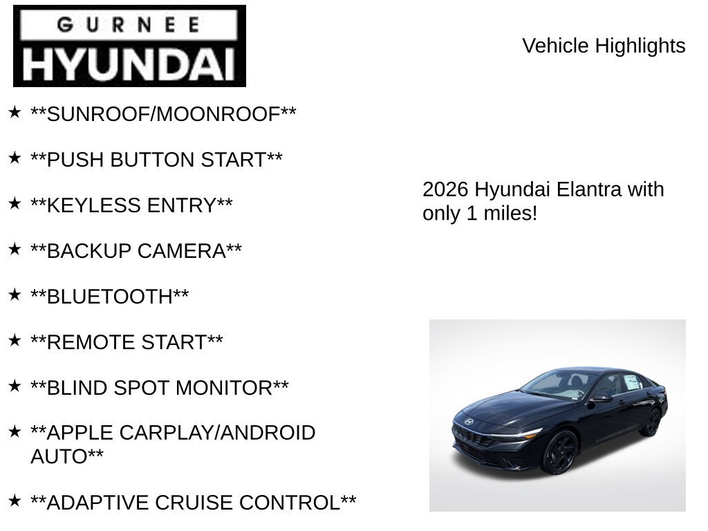 New 2026 Hyundai Elantra SEL Sport Premium FWD image 8