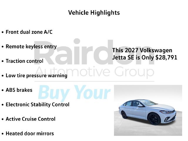 New 2027 Volkswagen Jetta SE FWD image 5