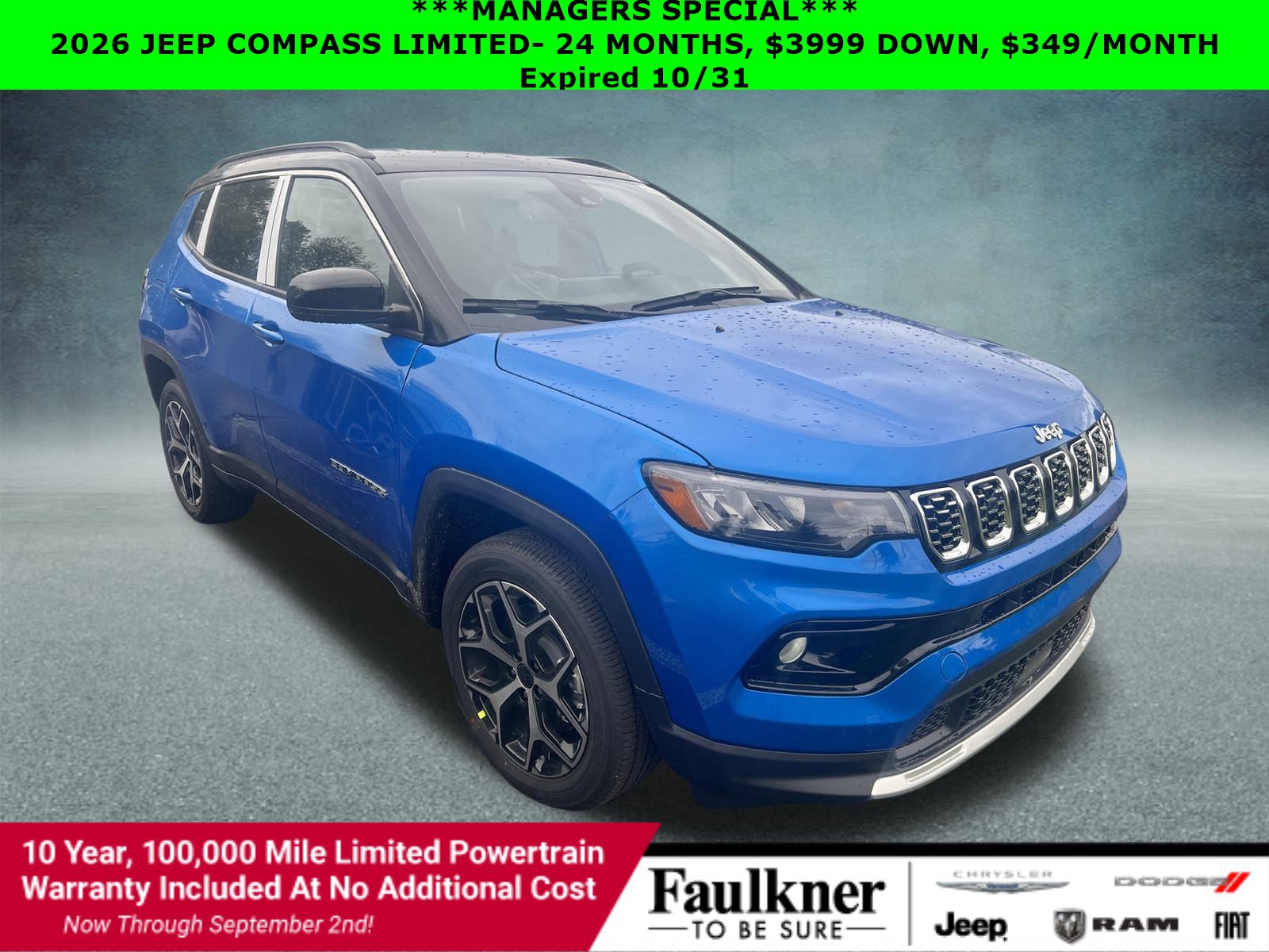 New 2026 Jeep Compass Limited