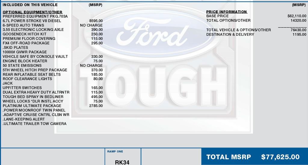 Used 2017 Ford F250 Platinum w/ Platinum Ultimate Package AWD/4WD image 19