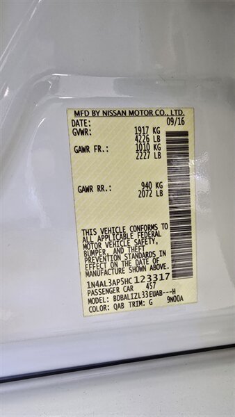 Used 2017 Nissan Altima 2.5 SV FWD image 26