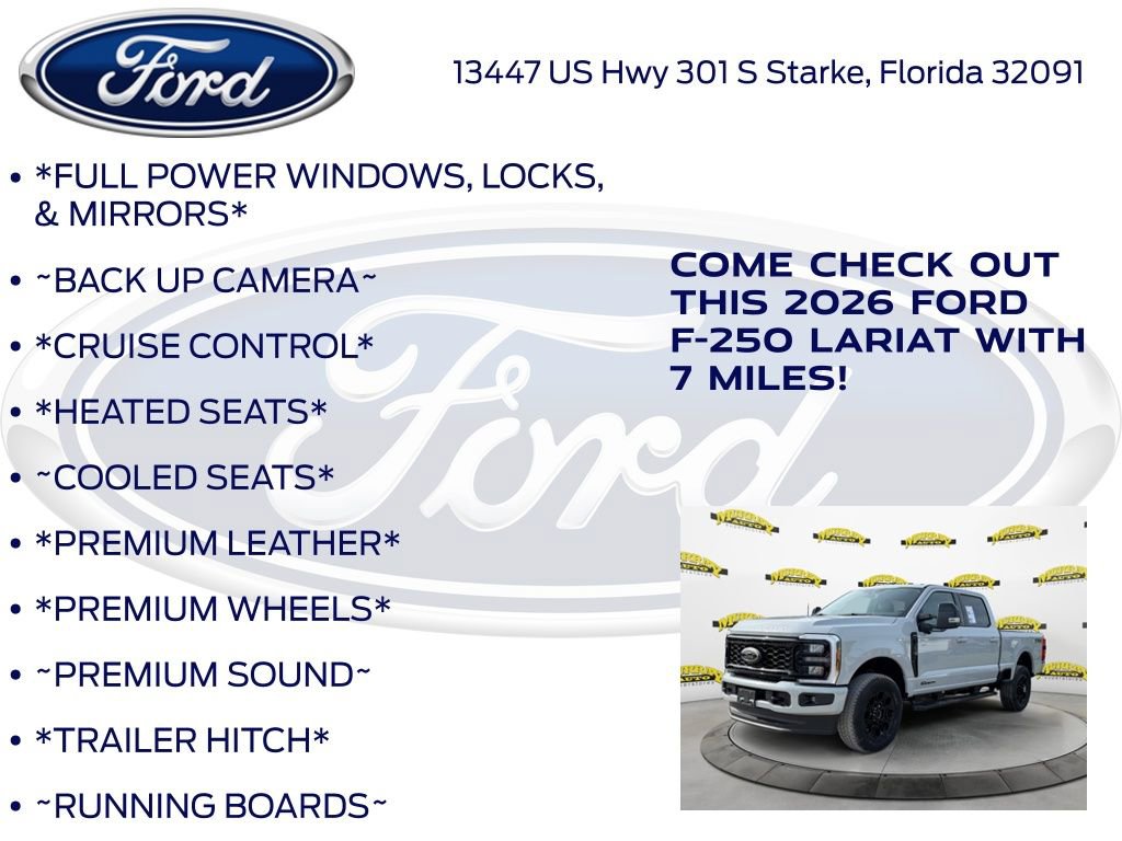 New 2026 Ford F250 Lariat image 10