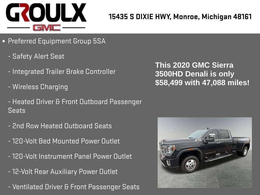 Used 2020 GMC Sierra 3500 Denali w/ Denali Ultimate Package image 22