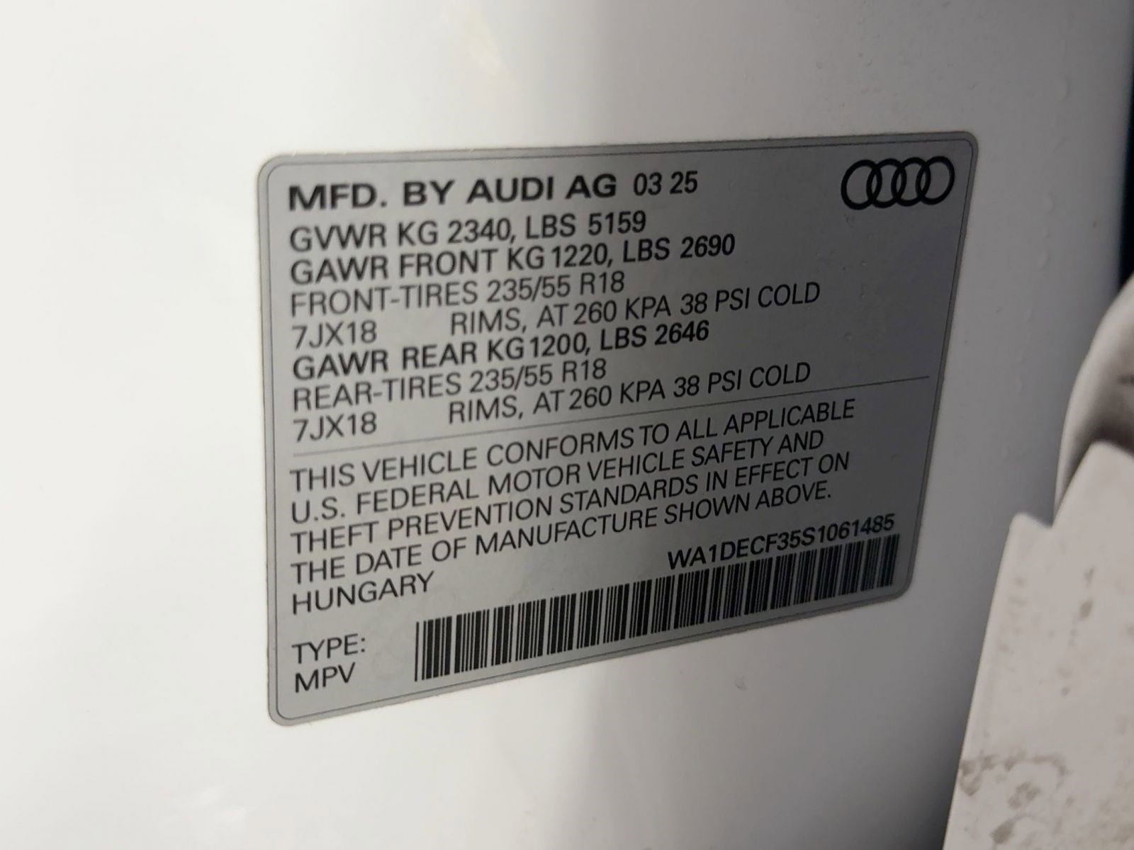 Used 2025 Audi Q3 2.0T Premium w/ Convenience Package image 19