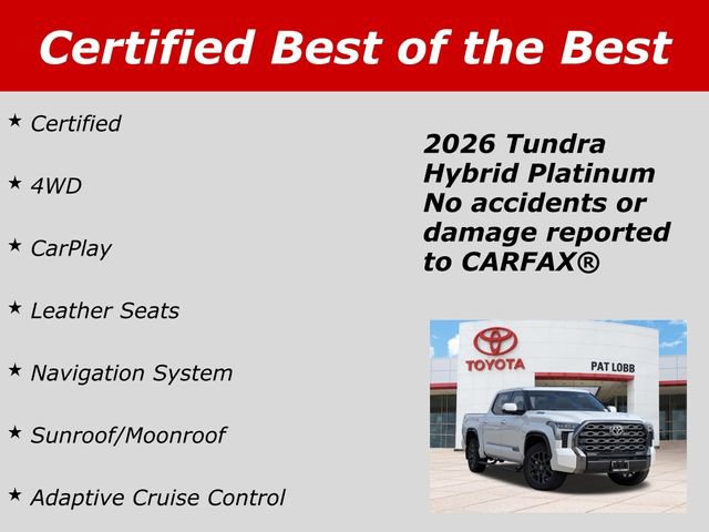 Certified 2026 Toyota Tundra Platinum AWD/4WD image 40
