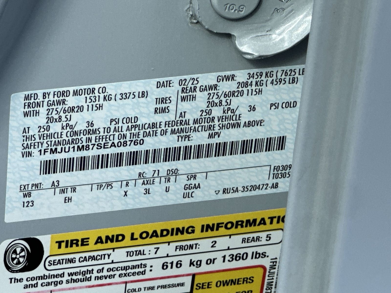 Certified 2025 Ford Expedition Platinum AWD/4WD image 31