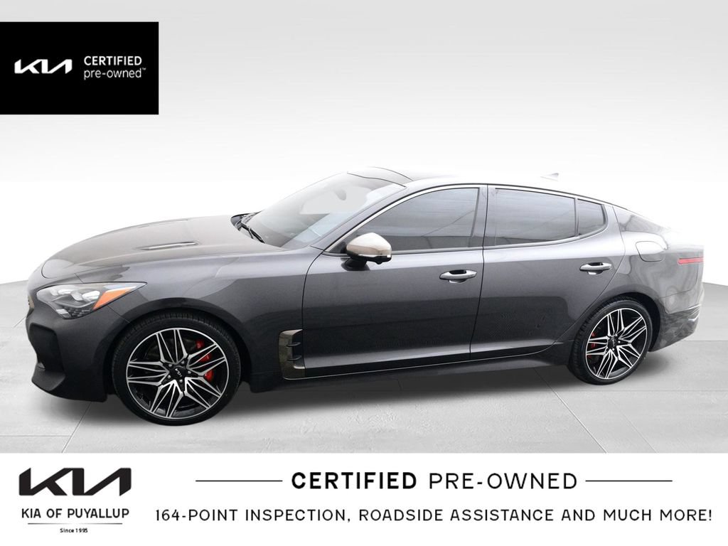 Certified 2022 Kia Stinger GT2 w/ Red Interior Color Package RWD image 9