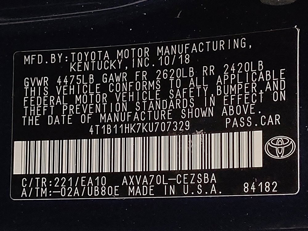Used 2019 Toyota Camry SE image 33