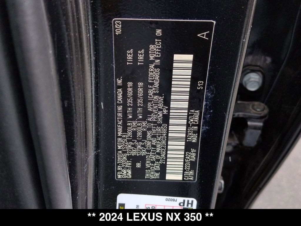Used 2024 Lexus NX 350 AWD w/ Cold Area Package image 31