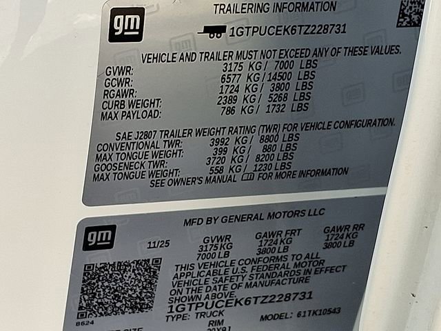 Certified 2026 GMC Sierra 1500 Elevation w/ Elevation Select Package image 26