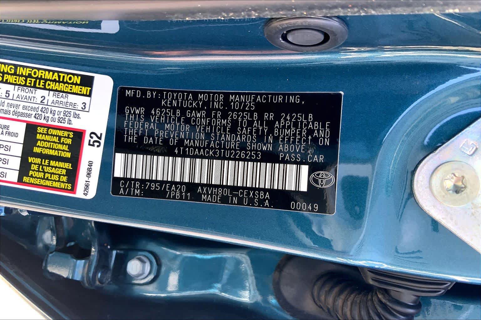 Used 2026 Toyota Camry SE w/ Convenience Package FWD image 37