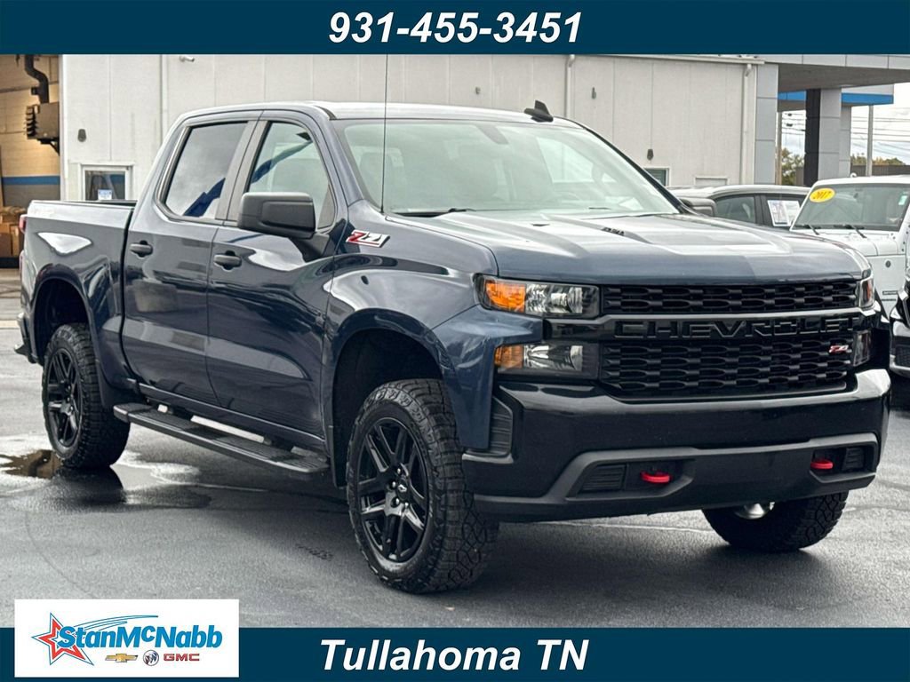 Used 2022 Chevrolet Silverado 1500 Custom Trail Boss w/ LPO, Dark Essentials Package image 1