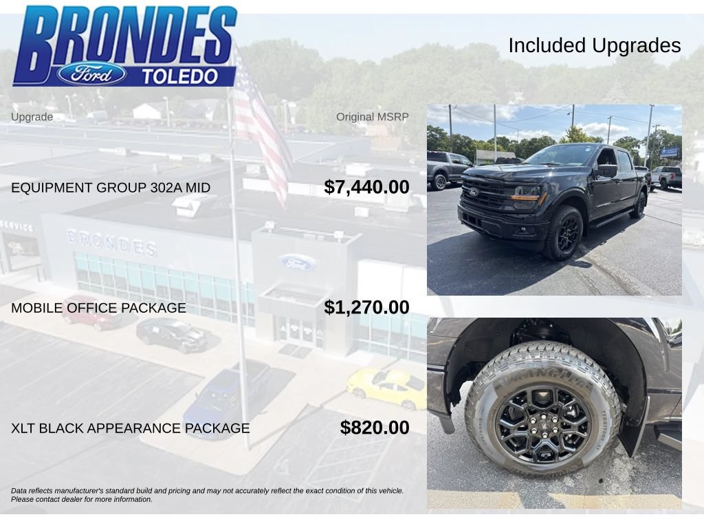 Used 2025 Ford F150 XLT w/ Equipment Group 302A MID AWD/4WD image 6