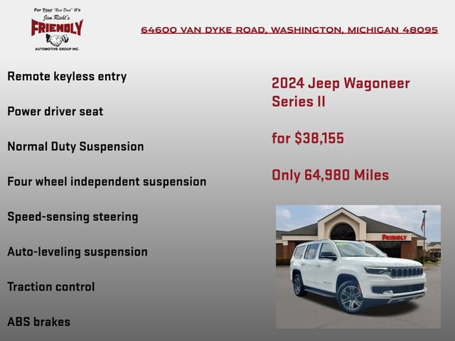 Used 2024 Jeep Wagoneer Series II w/ Flexible Seating Group AWD/4WD image 20