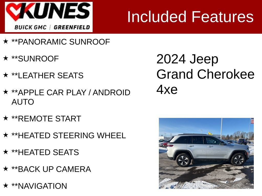 Used 2024 Jeep Grand Cherokee Limited 4xe image 2