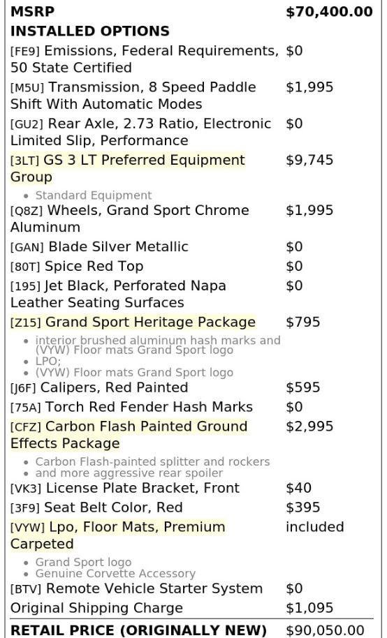 Used 2019 Chevrolet Corvette Grand Sport RWD image 4