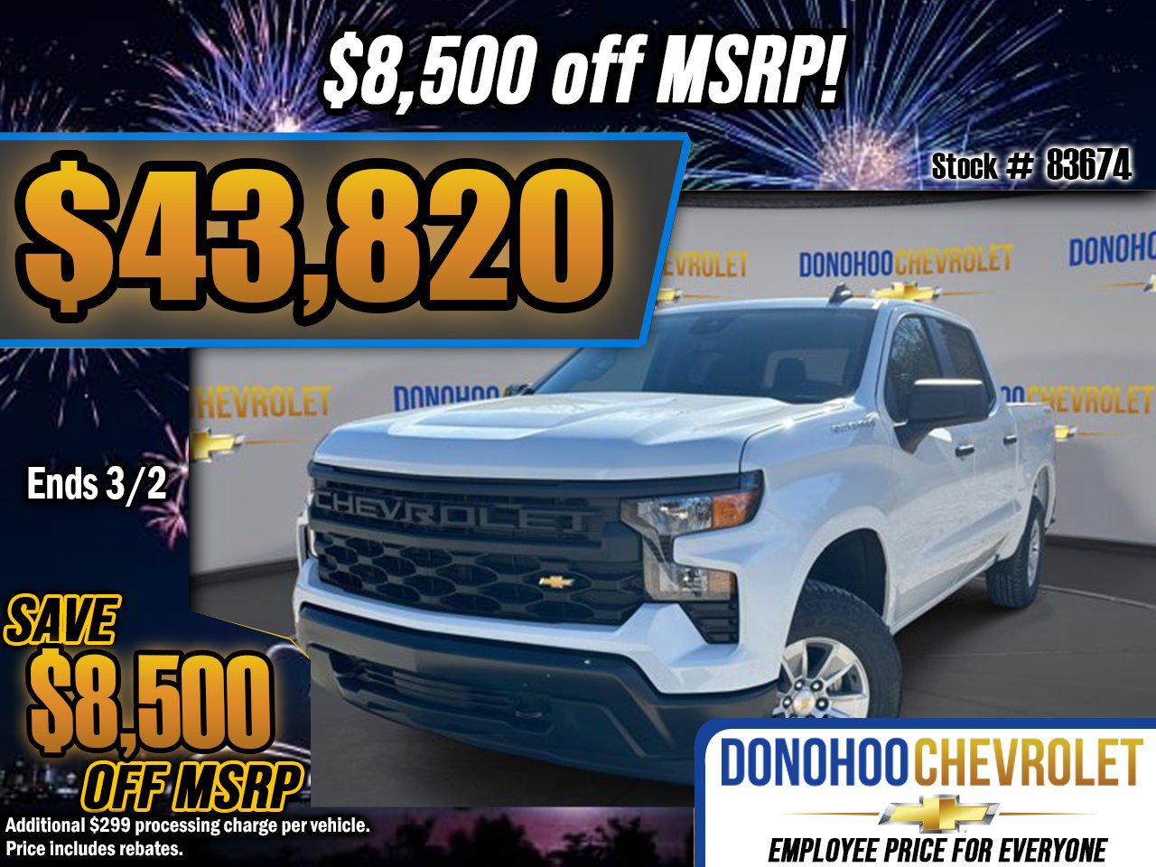 New 2026 Chevrolet Silverado 1500 W/T w/ WT Value Package image 1