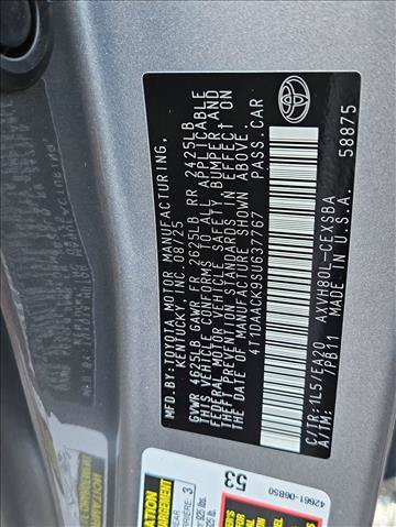 New 2025 Toyota Camry SE FWD image 17