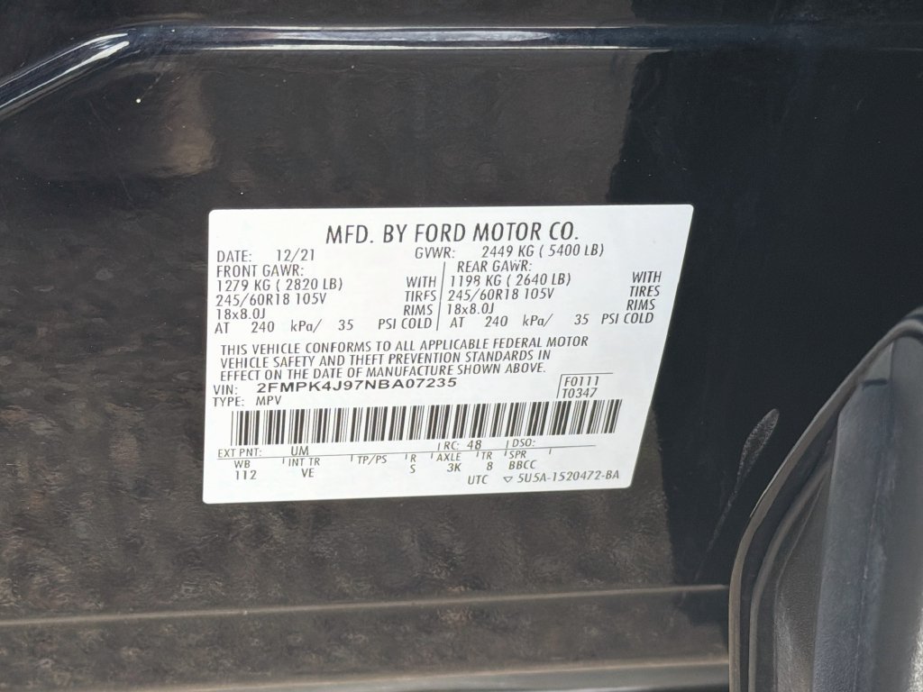 Certified 2022 Ford Edge SEL w/ Convenience Package AWD/4WD image 33