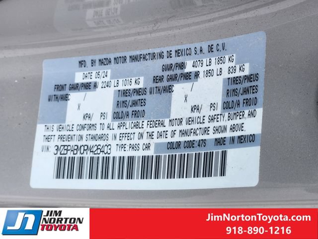 Used 2024 MAZDA MAZDA3 s FWD image 33